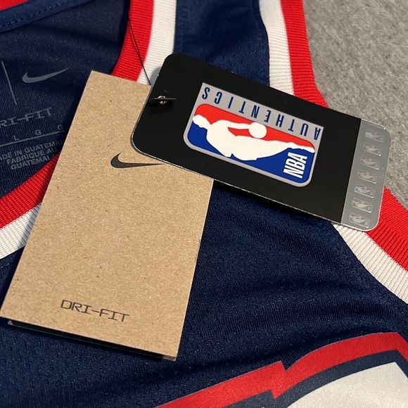 Kevin Durant Brooklyn Nets NBA Hardwood Classics KD Nike Jersey Swingman - Picture 9 of 15